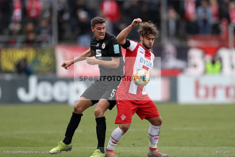 Dominic Baumann, Benjamin Kessel, FLYERALARM Arena, 22.02.2020, 3. Liga, Eintracht Braunschweig, FC Würzburger Kickers - Bild-ID: 2273452 Dominic Baumann, Benjamin Kessel, FLYERALARM Arena, 22.02.2020, 3. Liga, Eintracht Braunschweig, FC Würzburger Kickers - Bild-ID: 2273452