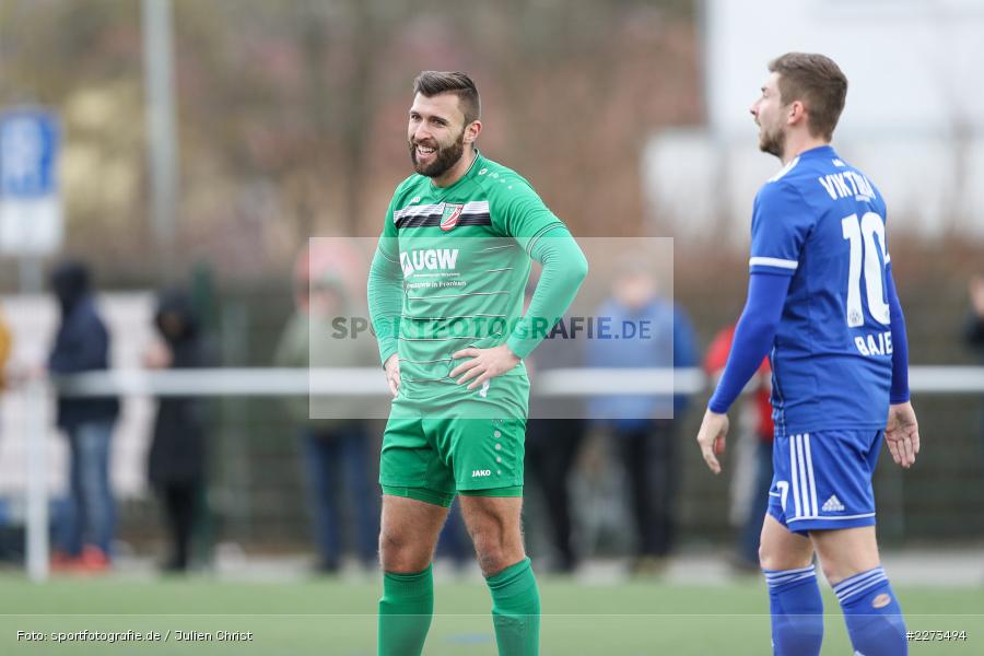 Daniel Endres, 29.02.2020, SV Viktoria Aschaffenburg, TSV Abtswind - Bild-ID: 2273494