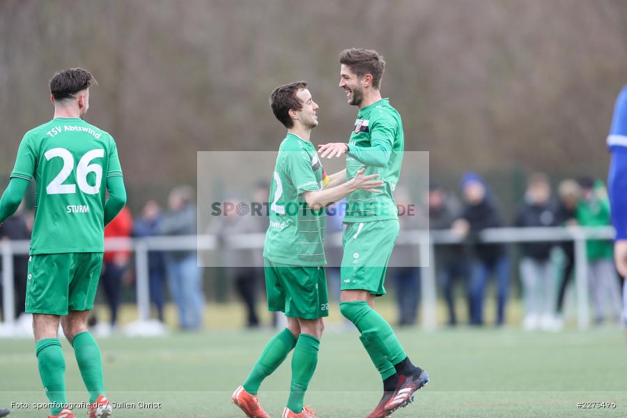 Adrian Graf, Adrian Dußler, 29.02.2020, SV Viktoria Aschaffenburg, TSV Abtswind - Bild-ID: 2273496