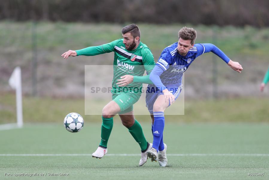 TSV Abtswind, SV Viktoria Aschaffenburg, Luca Dähn, Daniel Endres, 29.02.2020 - Bild-ID: 2273497
