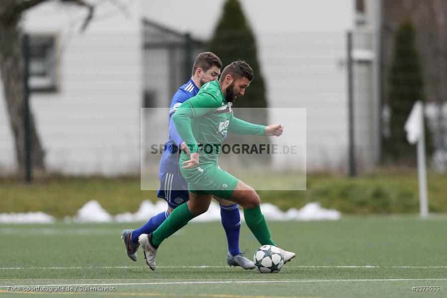 Daniel Endres, Benjamin Baier, TSV Abtswind, SV Viktoria Aschaffenburg, 29.02.2020 - Bild-ID: 2273533