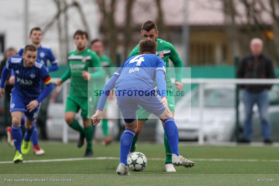 Luca Dähn, Daniel Endres, TSV Abtswind, SV Viktoria Aschaffenburg, 29.02.2020 - Bild-ID: 2273581