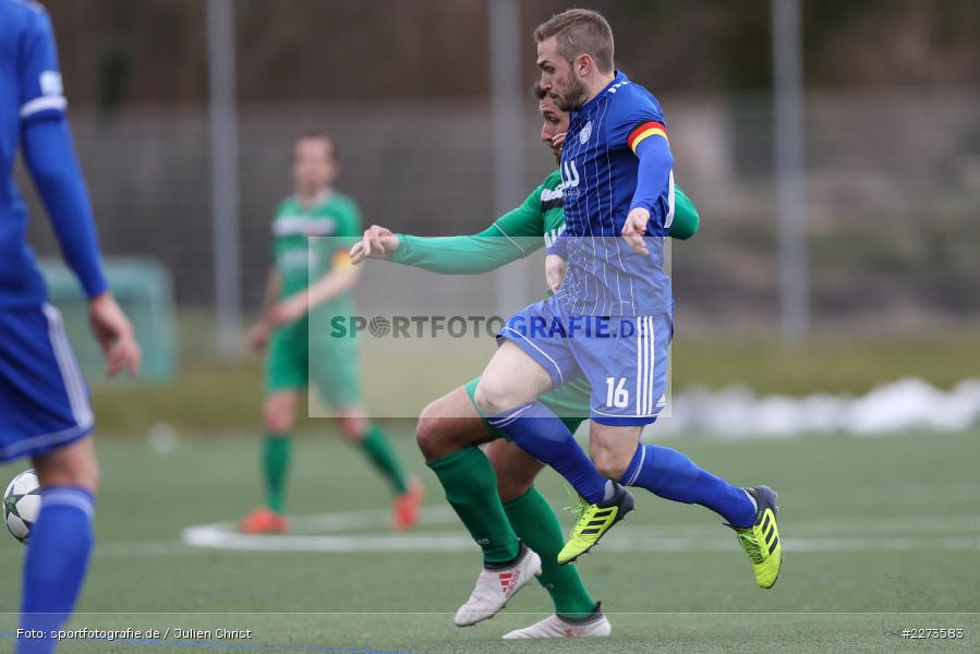 Simon Schmidt, Adrian Graf, TSV Abtswind, SV Viktoria Aschaffenburg, 29.02.2020 - Bild-ID: 2273583