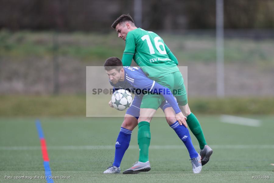 Benjamin Baier, Roman Hartleb, TSV Abtswind, SV Viktoria Aschaffenburg, 29.02.2020 - Bild-ID: 2273588