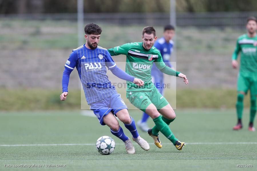 Frank Hartlehnert, Clay Verkaj, TSV Abtswind, SV Viktoria Aschaffenburg, 29.02.2020 - Bild-ID: 2273618