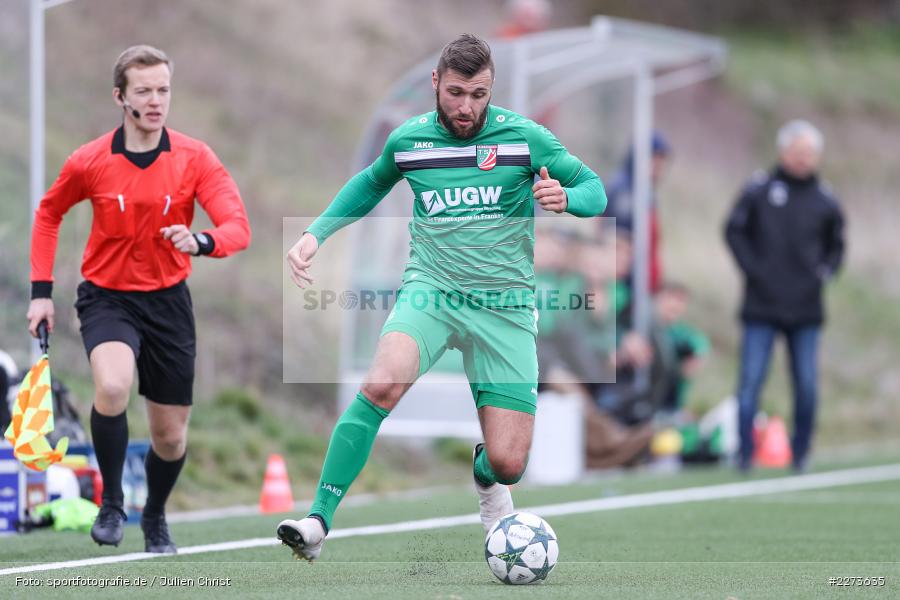 Lorenz Kuger, Daniel Endres, TSV Abtswind, SV Viktoria Aschaffenburg, 29.02.2020 - Bild-ID: 2273635
