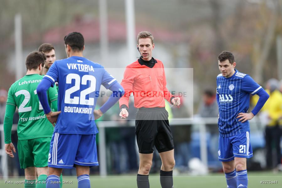 Hannes Hemrich, TSV Abtswind, SV Viktoria Aschaffenburg, 29.02.2020 - Bild-ID: 2273641