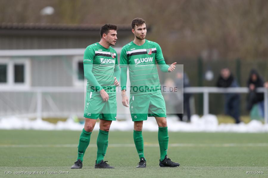 Max Hillenbrand, Max Wolf, TSV Abtswind, SV Viktoria Aschaffenburg, 29.02.2020 - Bild-ID: 2273646