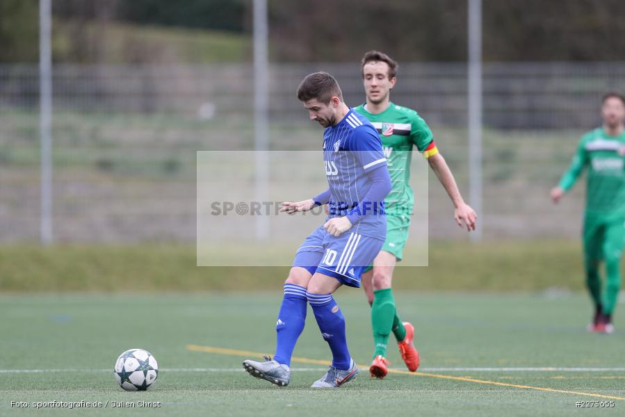 Adrian Dußler, Benjamin Baier, TSV Abtswind, SV Viktoria Aschaffenburg, 29.02.2020 - Bild-ID: 2273655