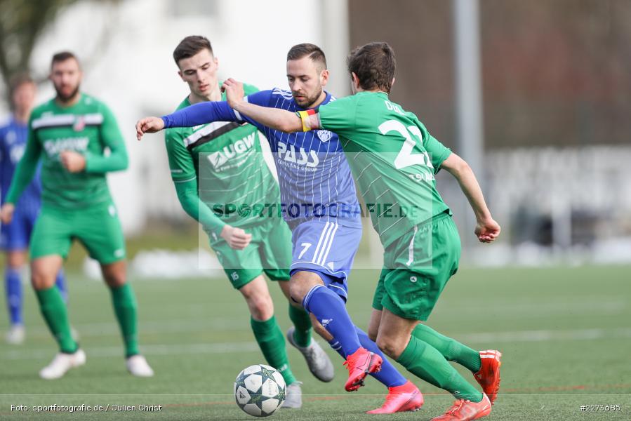 Adrian Dußler, Björn Schnitzer, TSV Abtswind, SV Viktoria Aschaffenburg, 29.02.2020 - Bild-ID: 2273685