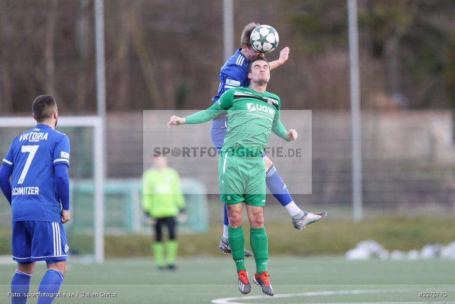 Tom Schulz, Jonas Wirth, TSV Abtswind, SV Viktoria Aschaffenburg, 29.02.2020 - Bild-ID: 2273790