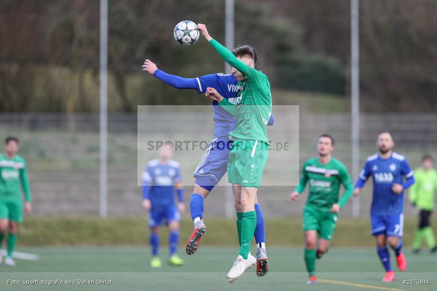 Niklas Wendel, Egson Gashi, TSV Abtswind, SV Viktoria Aschaffenburg, 29.02.2020 - Bild-ID: 2273814