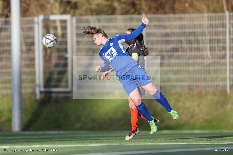Theresa Damm, Lara Oceana Piebrock, Heuchelhof Sportpark, 01.03.2020, Frauen Regionalliga Süd, TSV Jahn Calden, Sportclub Würzburg - Bild-ID: 2273831