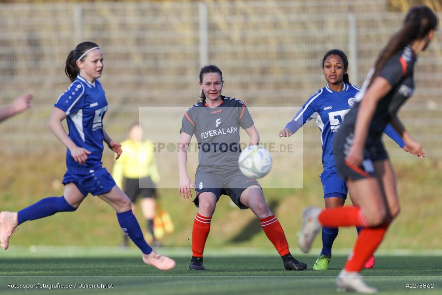 Natascha Rudat, Sharon Braun, Maria Ansmann, Heuchelhof Sportpark, 01.03.2020, Frauen Regionalliga Süd, TSV Jahn Calden, Sportclub Würzburg - Bild-ID: 2273862