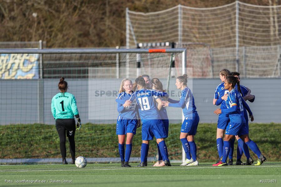 Esma Özdemir, Arlene Rühmer, Natascha Rudat, Lena Wiegand, Heuchelhof Sportpark, 01.03.2020, Frauen Regionalliga Süd, TSV Jahn Calden, Sportclub Würzburg - Bild-ID: 2273871