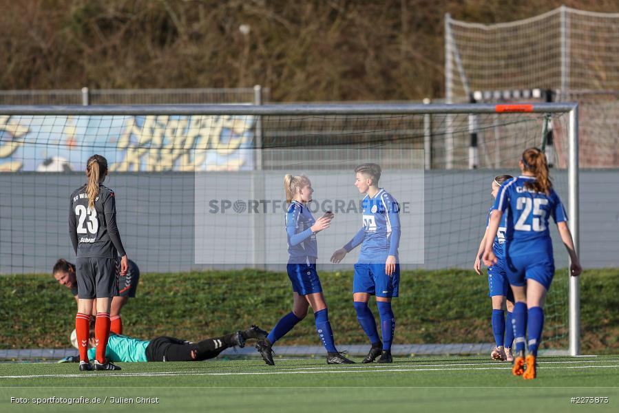 Lena Wiegand, Johanna Hildebrandt, Heuchelhof Sportpark, 01.03.2020, Frauen Regionalliga Süd, TSV Jahn Calden, Sportclub Würzburg - Bild-ID: 2273873