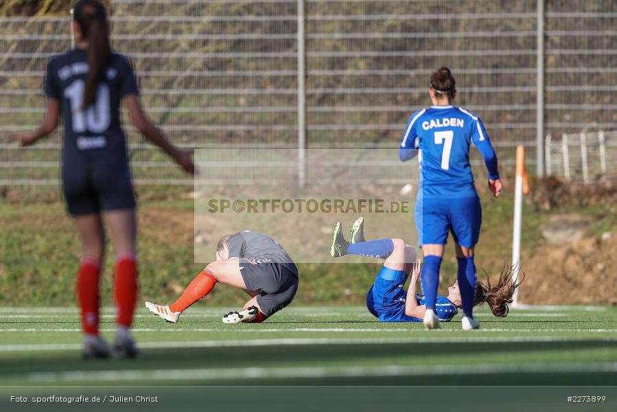 Josefin Hoffer, Jacqueline Baumgärtel, Heuchelhof Sportpark, 01.03.2020, Frauen Regionalliga Süd, TSV Jahn Calden, Sportclub Würzburg - Bild-ID: 2273899