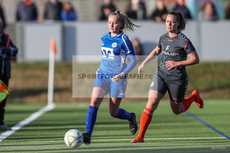 Lorina Romeis, Lena Wiegand, Heuchelhof Sportpark, 01.03.2020, Frauen Regionalliga Süd, TSV Jahn Calden, Sportclub Würzburg - Bild-ID: 2273939