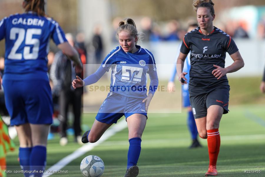 Lorina Romeis, Lena Wiegand, Heuchelhof Sportpark, 01.03.2020, Frauen Regionalliga Süd, TSV Jahn Calden, Sportclub Würzburg - Bild-ID: 2273955