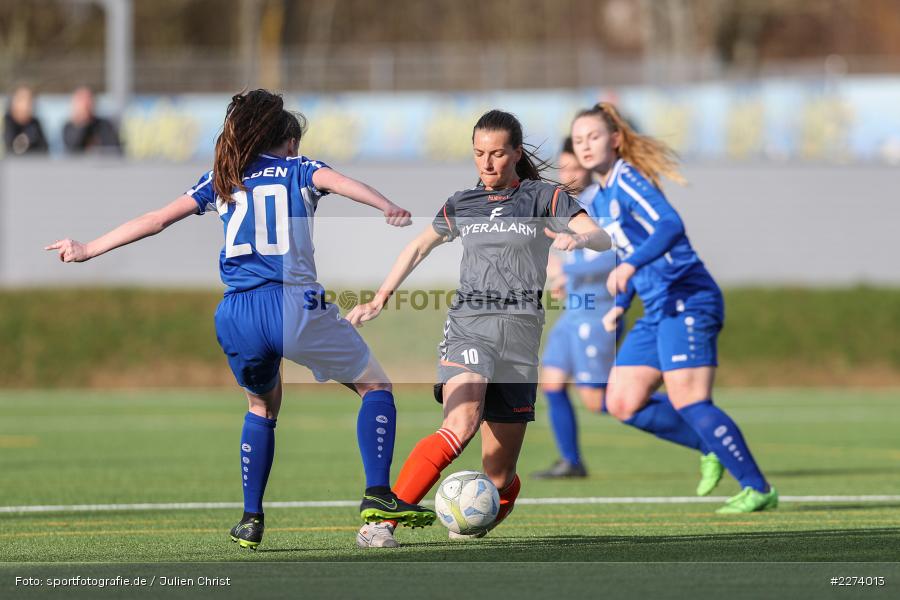 Jacqueline Baumgärtel, Medina Desic, Heuchelhof Sportpark, 01.03.2020, Frauen Regionalliga Süd, TSV Jahn Calden, Sportclub Würzburg - Bild-ID: 2274013