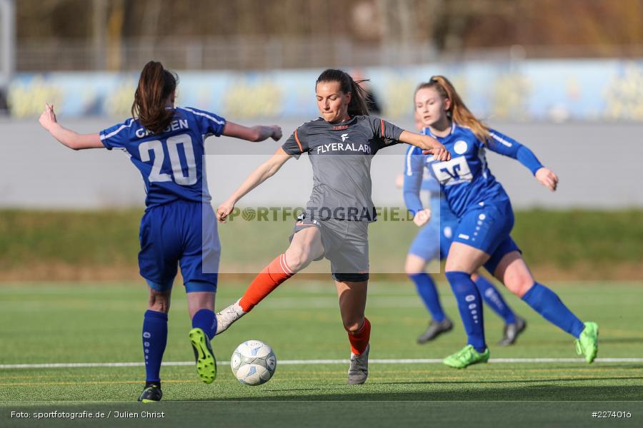 Jacqueline Baumgärtel, Medina Desic, Heuchelhof Sportpark, 01.03.2020, Frauen Regionalliga Süd, TSV Jahn Calden, Sportclub Würzburg - Bild-ID: 2274016