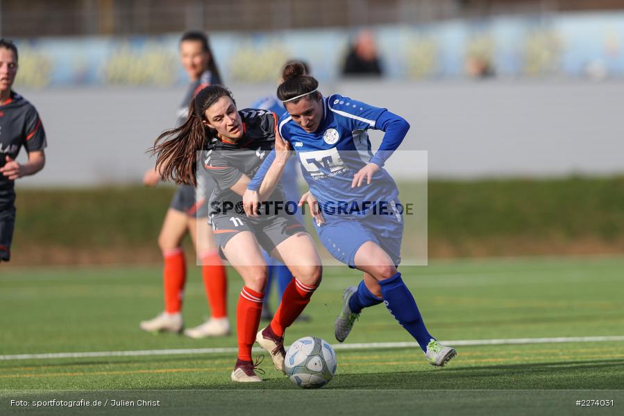 Theresa Damm, Arlene Rühmer, Heuchelhof Sportpark, 01.03.2020, Frauen Regionalliga Süd, TSV Jahn Calden, Sportclub Würzburg - Bild-ID: 2274031