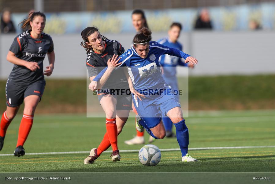 Theresa Damm, Arlene Rühmer, Heuchelhof Sportpark, 01.03.2020, Frauen Regionalliga Süd, TSV Jahn Calden, Sportclub Würzburg - Bild-ID: 2274033