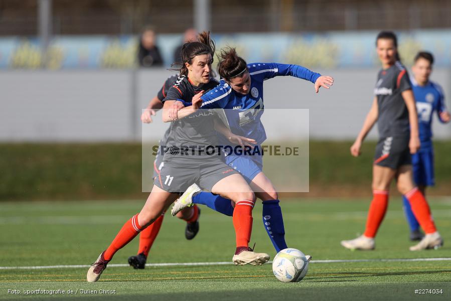 Theresa Damm, Arlene Rühmer, Heuchelhof Sportpark, 01.03.2020, Frauen Regionalliga Süd, TSV Jahn Calden, Sportclub Würzburg - Bild-ID: 2274034