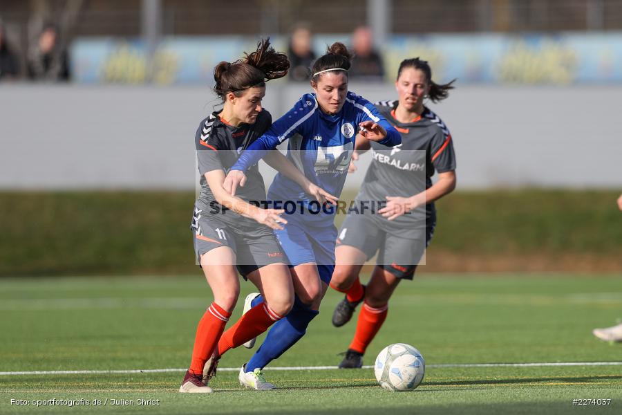 Theresa Damm, Arlene Rühmer, Heuchelhof Sportpark, 01.03.2020, Frauen Regionalliga Süd, TSV Jahn Calden, Sportclub Würzburg - Bild-ID: 2274037