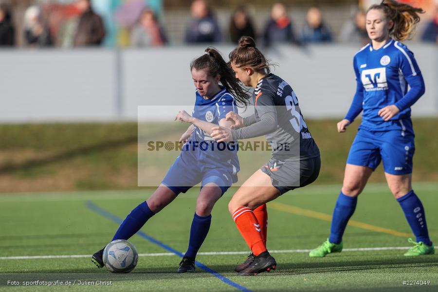 Jacqueline Baumgärtel, Antonia Hanke, Heuchelhof Sportpark, 01.03.2020, Frauen Regionalliga Süd, TSV Jahn Calden, Sportclub Würzburg - Bild-ID: 2274049
