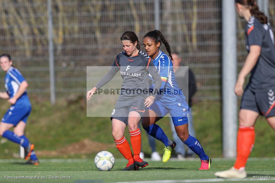 Sharon Braun, Daniela Hofmann, Heuchelhof Sportpark, 01.03.2020, Frauen Regionalliga Süd, TSV Jahn Calden, Sportclub Würzburg - Bild-ID: 2274053