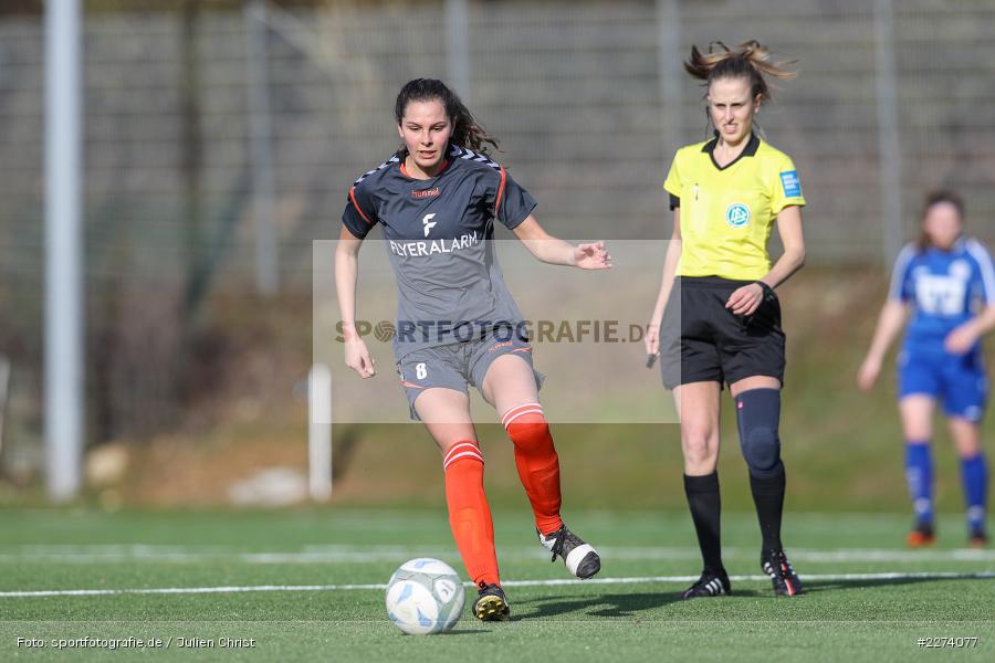 Eva Teubert, Davina Haupt, Heuchelhof Sportpark, 01.03.2020, Frauen Regionalliga Süd, TSV Jahn Calden, Sportclub Würzburg - Bild-ID: 2274077