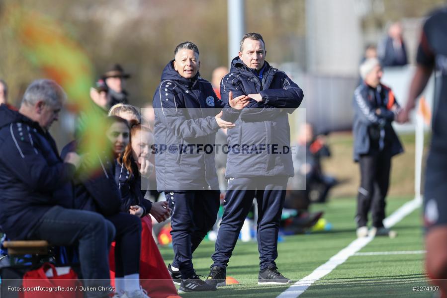 Mario Bock, Simone Thöne, Heuchelhof Sportpark, 01.03.2020, Frauen Regionalliga Süd, TSV Jahn Calden, Sportclub Würzburg - Bild-ID: 2274107
