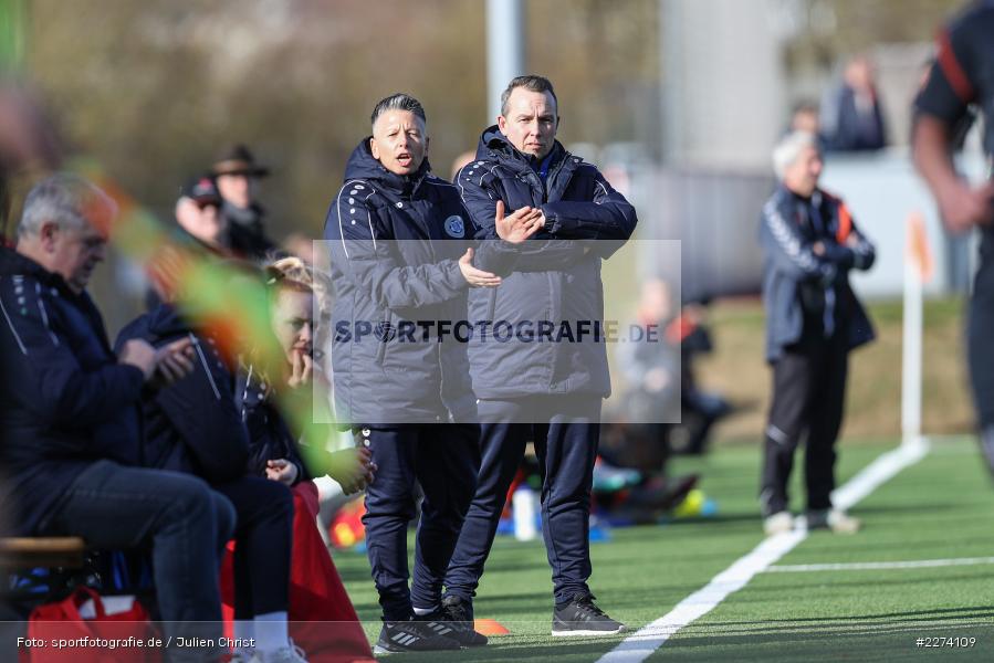 Mario Bock, Simone Thöne, Heuchelhof Sportpark, 01.03.2020, Frauen Regionalliga Süd, TSV Jahn Calden, Sportclub Würzburg - Bild-ID: 2274109