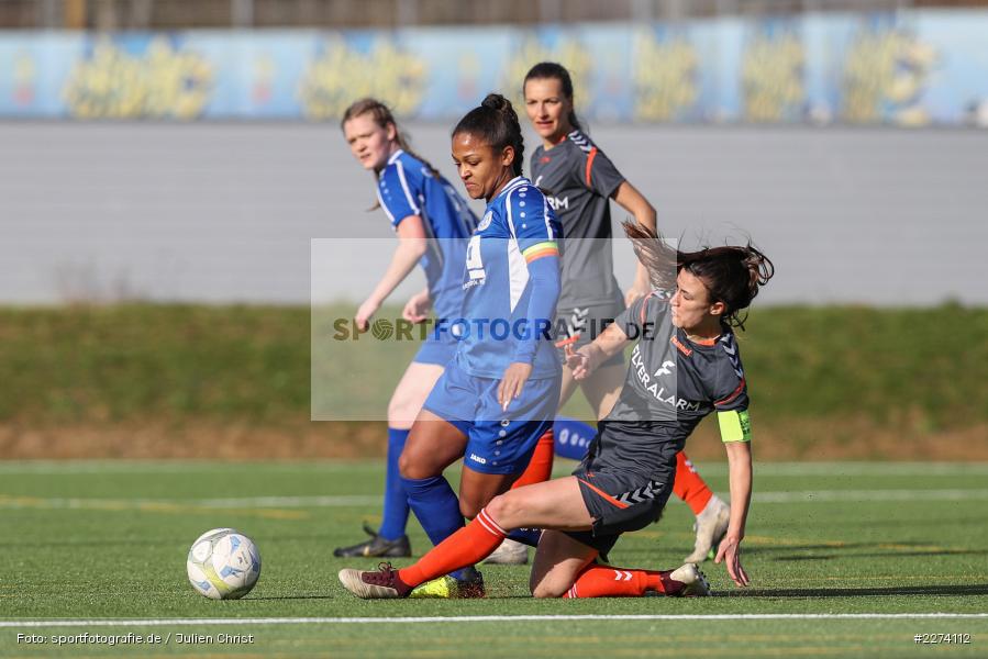 Theresa Damm, Sharon Braun, Heuchelhof Sportpark, 01.03.2020, Frauen Regionalliga Süd, TSV Jahn Calden, Sportclub Würzburg - Bild-ID: 2274112