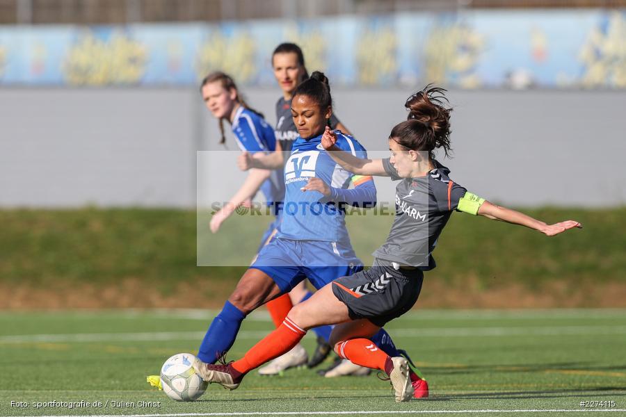 Sharon Braun, Theresa Damm, Heuchelhof Sportpark, 01.03.2020, Frauen Regionalliga Süd, TSV Jahn Calden, Sportclub Würzburg - Bild-ID: 2274115