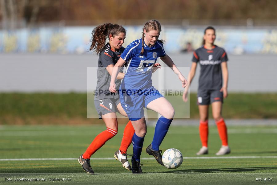 Eva Teubert, Natalie Merz, Heuchelhof Sportpark, 01.03.2020, Frauen Regionalliga Süd, TSV Jahn Calden, Sportclub Würzburg - Bild-ID: 2274132