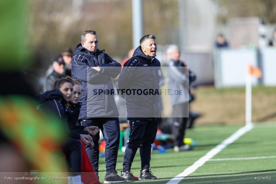 Simone Thöne, Mario Bock, Heuchelhof Sportpark, 01.03.2020, Frauen Regionalliga Süd, TSV Jahn Calden, Sportclub Würzburg - Bild-ID: 2274150