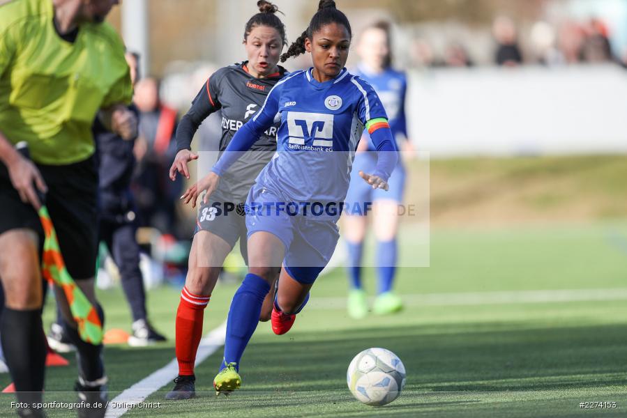Antonia Hanke, Sharon Braun, Heuchelhof Sportpark, 01.03.2020, Frauen Regionalliga Süd, TSV Jahn Calden, Sportclub Würzburg - Bild-ID: 2274153