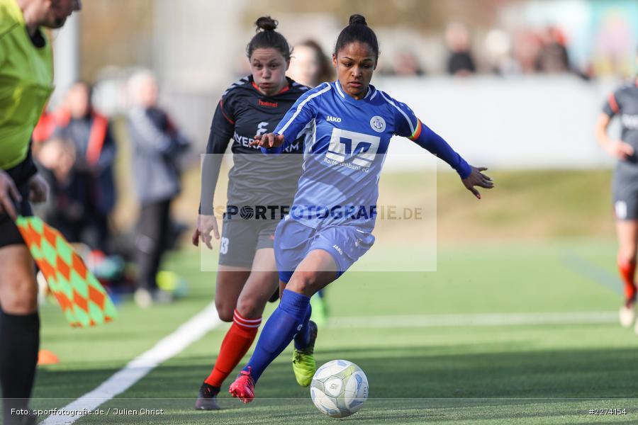 Antonia Hanke, Sharon Braun, Heuchelhof Sportpark, 01.03.2020, Frauen Regionalliga Süd, TSV Jahn Calden, Sportclub Würzburg - Bild-ID: 2274154
