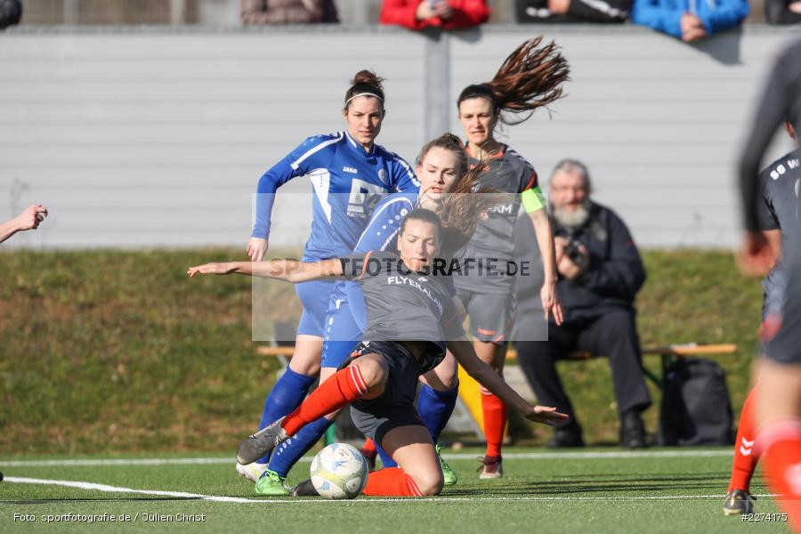 Lara Oceana Piebrock, Medina Desic, Heuchelhof Sportpark, 01.03.2020, Frauen Regionalliga Süd, TSV Jahn Calden, Sportclub Würzburg - Bild-ID: 2274175