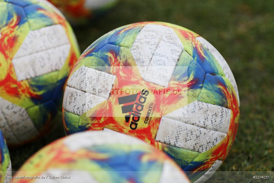 Fussbaelle, Symbolbild, Adidas, CONEXT19, FLYERALARM Arena, Würzburg, 07.03.2020, DFB, sport, action, Fussball, 3. Liga, SV Waldhof Mannheim, FC Würzburger Kickers - Bild-ID: 2274251
