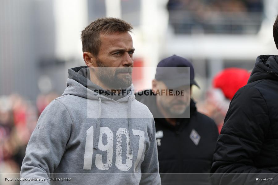 Bernhard Trares, Michael Schiele, FLYERALARM Arena, Würzburg, 07.03.2020, DFB, sport, action, Fussball, 3. Liga, SV Waldhof Mannheim, FC Würzburger Kickers - Bild-ID: 2274265