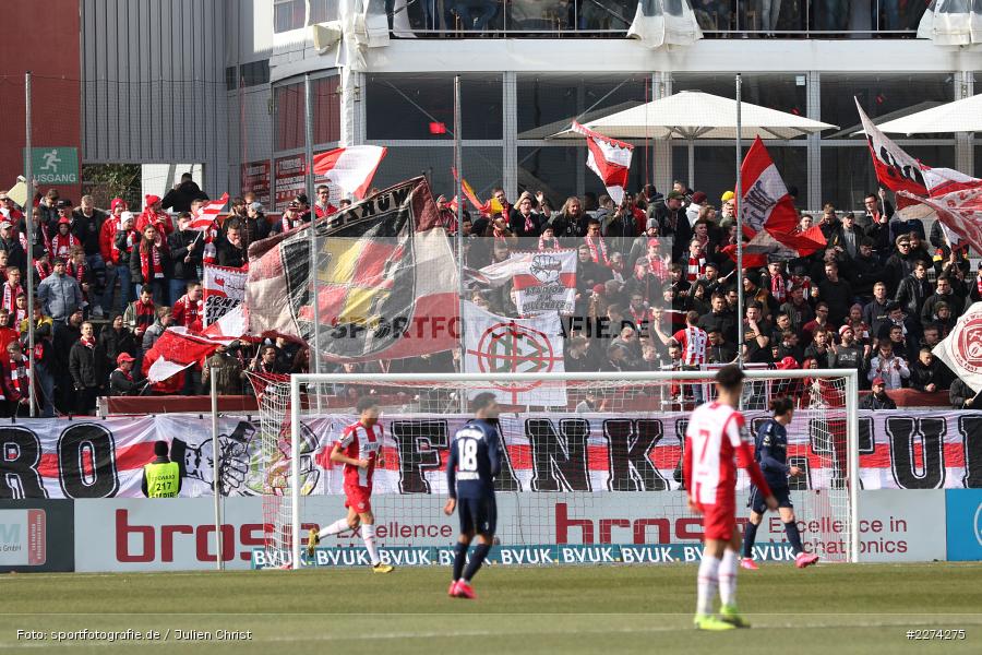 Transparent, Fadenkreuz DFB, FLYERALARM Arena, Würzburg, 07.03.2020, DFB, sport, action, Fussball, 3. Liga, SV Waldhof Mannheim, FC Würzburger Kickers - Bild-ID: 2274275