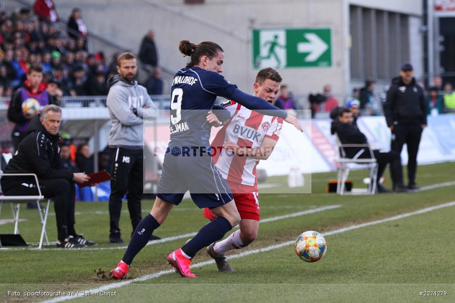 Patrick Sontheimer, Valmir Sulejmani, FLYERALARM Arena, Würzburg, 07.03.2020, DFB, sport, action, Fussball, 3. Liga, SV Waldhof Mannheim, FC Würzburger Kickers - Bild-ID: 2274279 Patrick Sontheimer, Valmir Sulejmani, FLYERALARM Arena, Würzburg, 07.03.2020, DFB, sport, action, Fussball, 3. Liga, SV Waldhof Mannheim, FC Würzburger Kickers - Bild-ID: 2274279