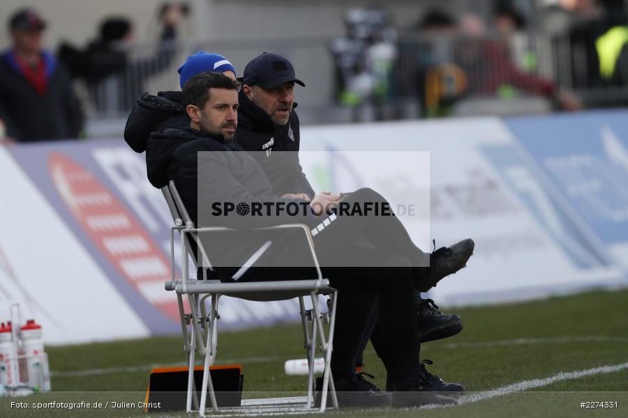 Bernhard Trares, Dennis Tiano, FLYERALARM Arena, Würzburg, 07.03.2020, DFB, sport, action, Fussball, 3. Liga, SV Waldhof Mannheim, FC Würzburger Kickers - Bild-ID: 2274331 Bernhard Trares, Dennis Tiano, FLYERALARM Arena, Würzburg, 07.03.2020, DFB, sport, action, Fussball, 3. Liga, SV Waldhof Mannheim, FC Würzburger Kickers - Bild-ID: 2274331