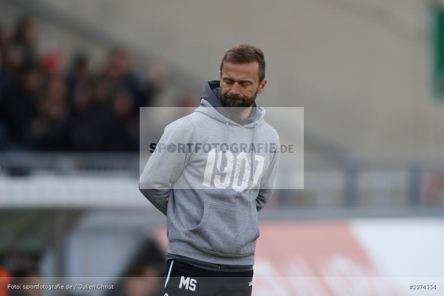 Michael Schiele, FLYERALARM Arena, Würzburg, 07.03.2020, DFB, sport, action, Fussball, 3. Liga, SV Waldhof Mannheim, FC Würzburger Kickers - Bild-ID: 2274334 Michael Schiele, FLYERALARM Arena, Würzburg, 07.03.2020, DFB, sport, action, Fussball, 3. Liga, SV Waldhof Mannheim, FC Würzburger Kickers - Bild-ID: 2274334