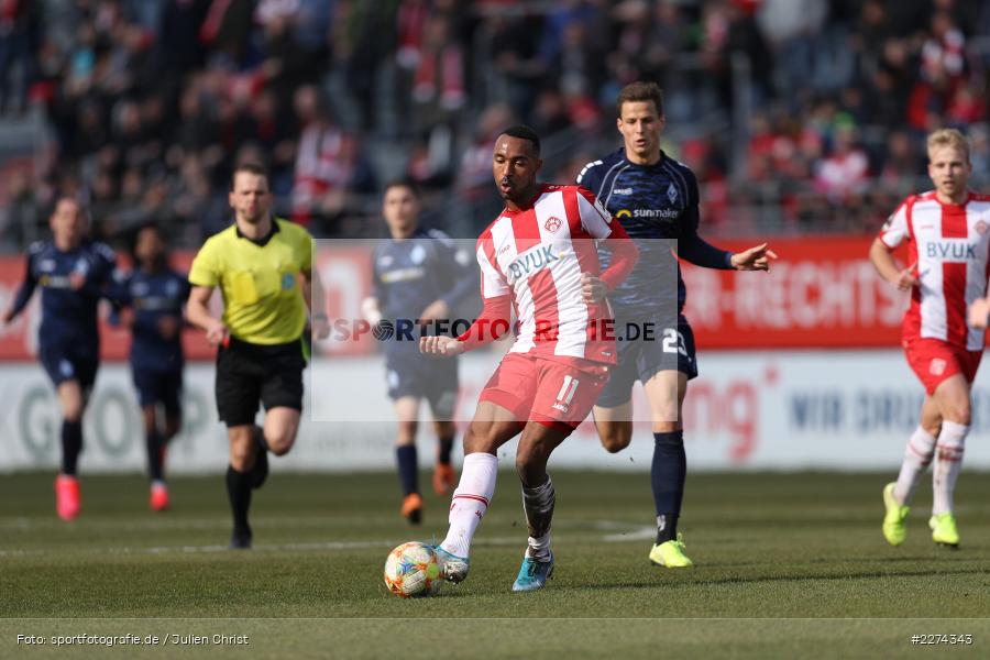 Saliou Sané, FLYERALARM Arena, Würzburg, 07.03.2020, DFB, sport, action, Fussball, 3. Liga, SV Waldhof Mannheim, FC Würzburger Kickers - Bild-ID: 2274343 Saliou Sané, FLYERALARM Arena, Würzburg, 07.03.2020, DFB, sport, action, Fussball, 3. Liga, SV Waldhof Mannheim, FC Würzburger Kickers - Bild-ID: 2274343