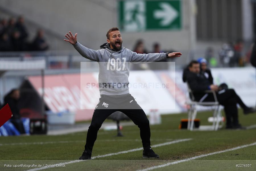 Michael Schiele, FLYERALARM Arena, Würzburg, 07.03.2020, DFB, sport, action, Fussball, 3. Liga, SV Waldhof Mannheim, FC Würzburger Kickers - Bild-ID: 2274357 Michael Schiele, FLYERALARM Arena, Würzburg, 07.03.2020, DFB, sport, action, Fussball, 3. Liga, SV Waldhof Mannheim, FC Würzburger Kickers - Bild-ID: 2274357