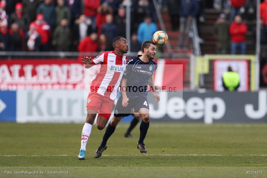 Saliou Sané, Kevin Conrad, FLYERALARM Arena, Würzburg, 07.03.2020, DFB, sport, action, Fussball, 3. Liga, SV Waldhof Mannheim, FC Würzburger Kickers - Bild-ID: 2274373 Saliou Sané, Kevin Conrad, FLYERALARM Arena, Würzburg, 07.03.2020, DFB, sport, action, Fussball, 3. Liga, SV Waldhof Mannheim, FC Würzburger Kickers - Bild-ID: 2274373